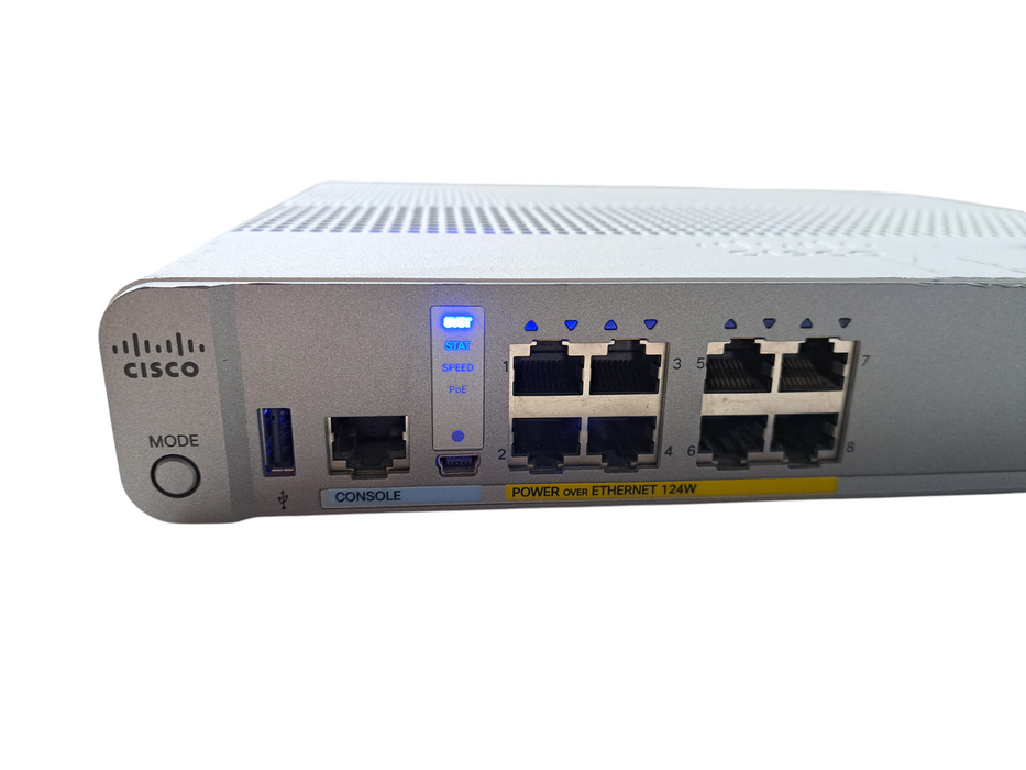 Cisco WS-C2960CX-8PC-L V02 | 8-Port Gigabit PoE 124W Silent Switch *READ*