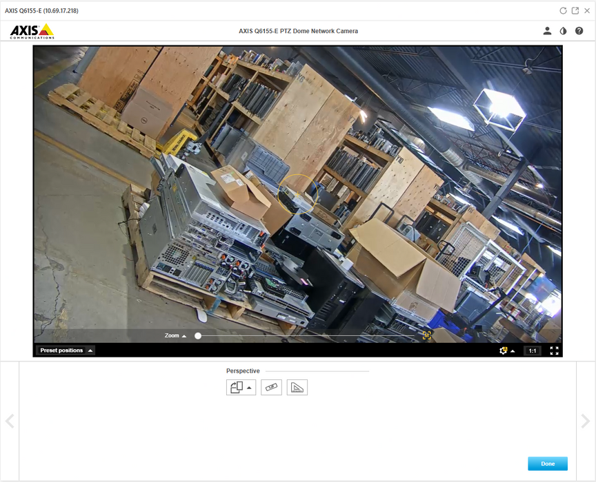 Axis Q6155-E 60Hz PTZ Dome Network Camera 0934-001