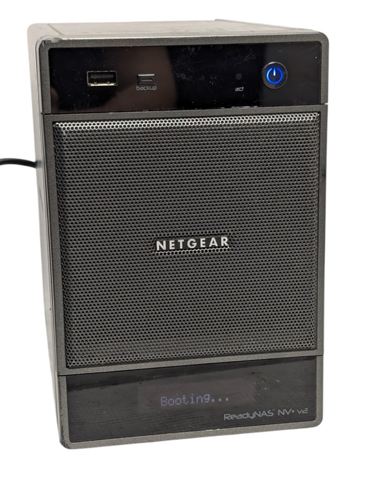 Netgear ReadyNAS NV+ v2 RND-4B 4 Bay NAS NO HDDs  -