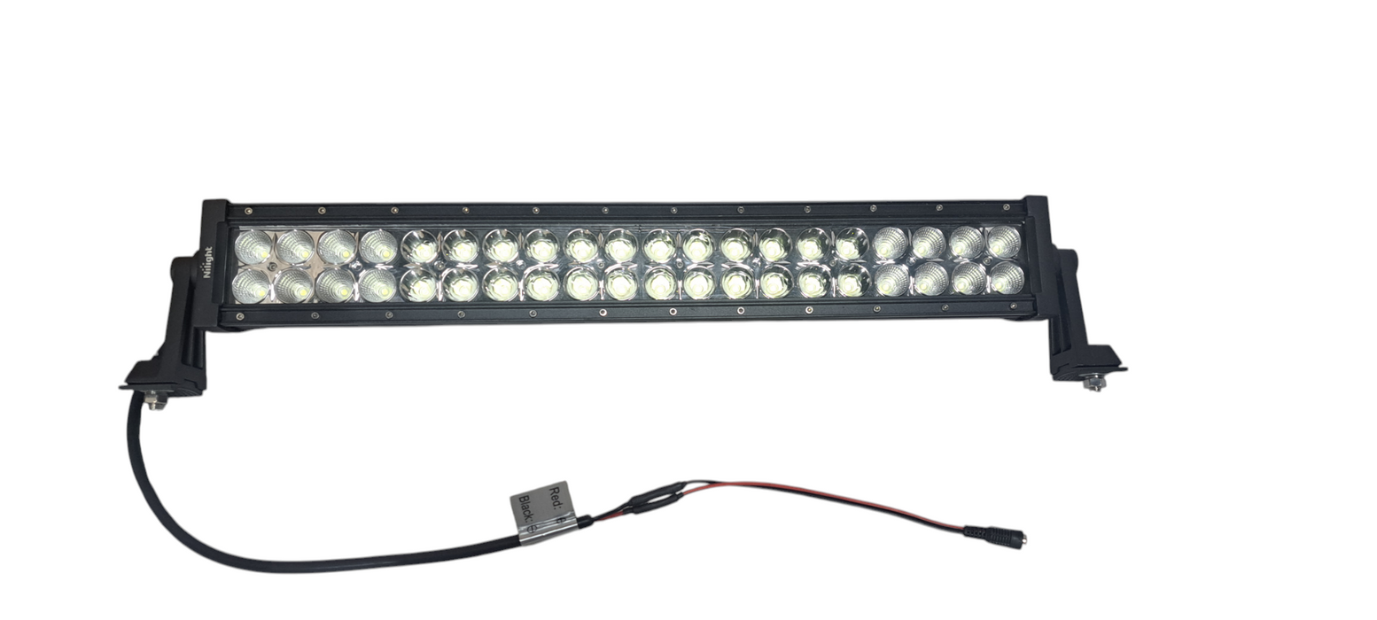 Nilight 20" LED Light Bar 2-Row 12V/24V