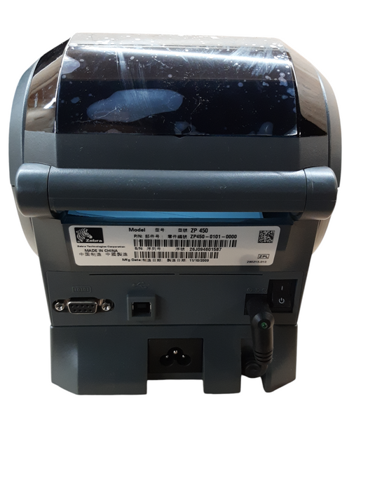 Zebra ZP 450, Thermal Printer for Shipping Barcode Label w/ Base