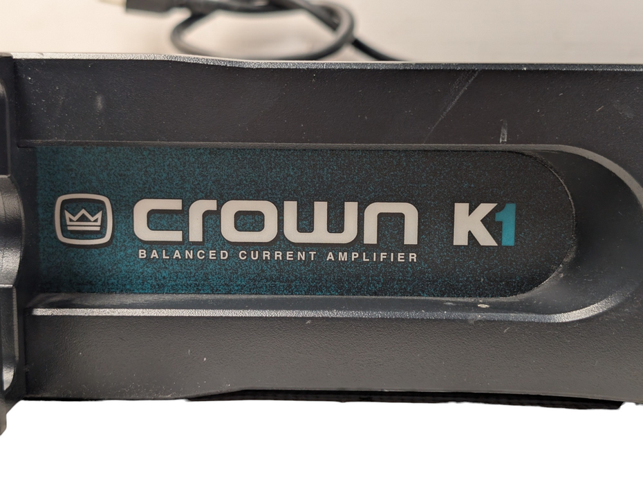 Crown K1 Balanced Current Stereo Power Amplifier 2 Channel Please READ  Q-