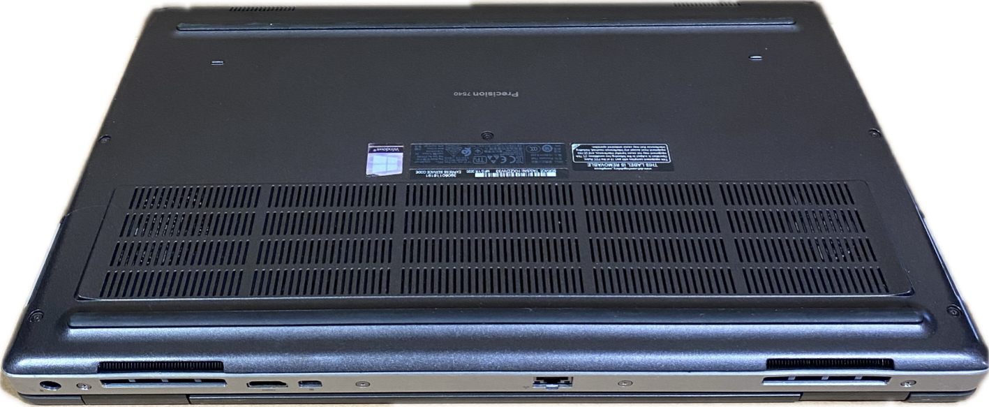 Dell Precision 7540 i7-9750H QUADRO T2000 4GB GPU 32GB RAM 256GB SSD  Lap200