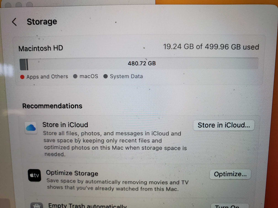 Apple MacBook Pro 13" 2018  i7 2.70GHz/16GB/512GB SSD A1989 read