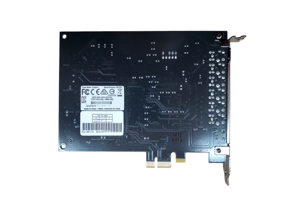 Creative SB1550 Dual Mic Input Sound Blaster Audigy Rx Sound Card