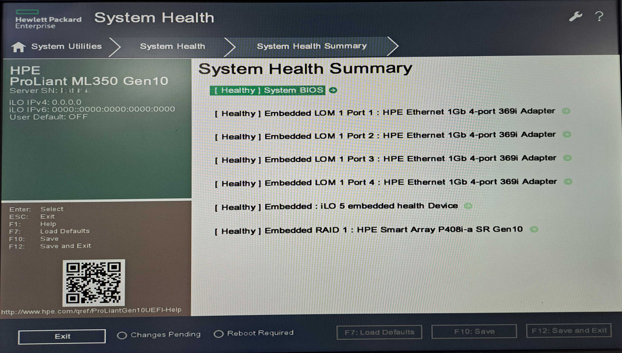 HP ProLiant ML350 Gen10 | 2x Xeon Gold 5118 @2.30GHz, 64GB DDR4, P408i-a )