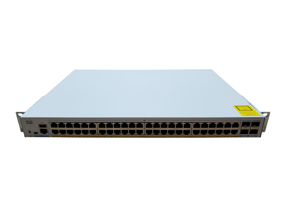 Cisco CBS250-48PP-4G V02 | 48-Port Gigabit PoE+ 195W Smart Switch Q