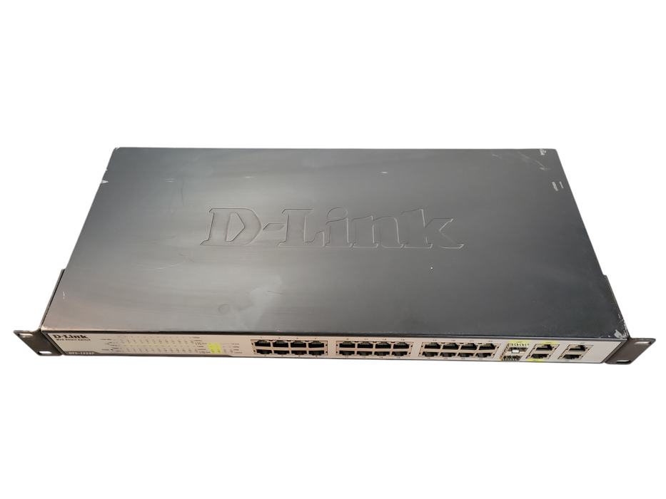 D-Link DES-1228P 24 Ports External Ethernet Switch READ !