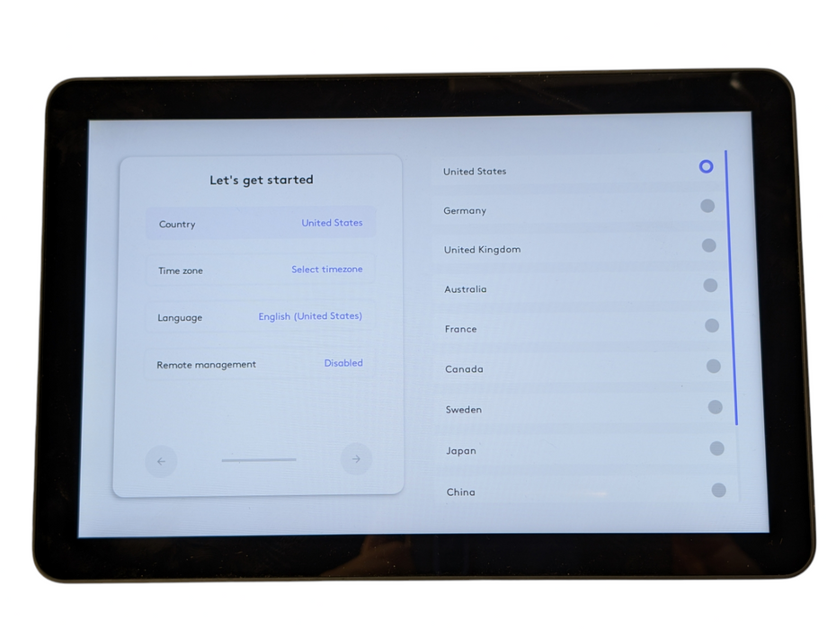 Logitech VR0029 Tap IP Conferencing Room Meeting Touch Controller  -