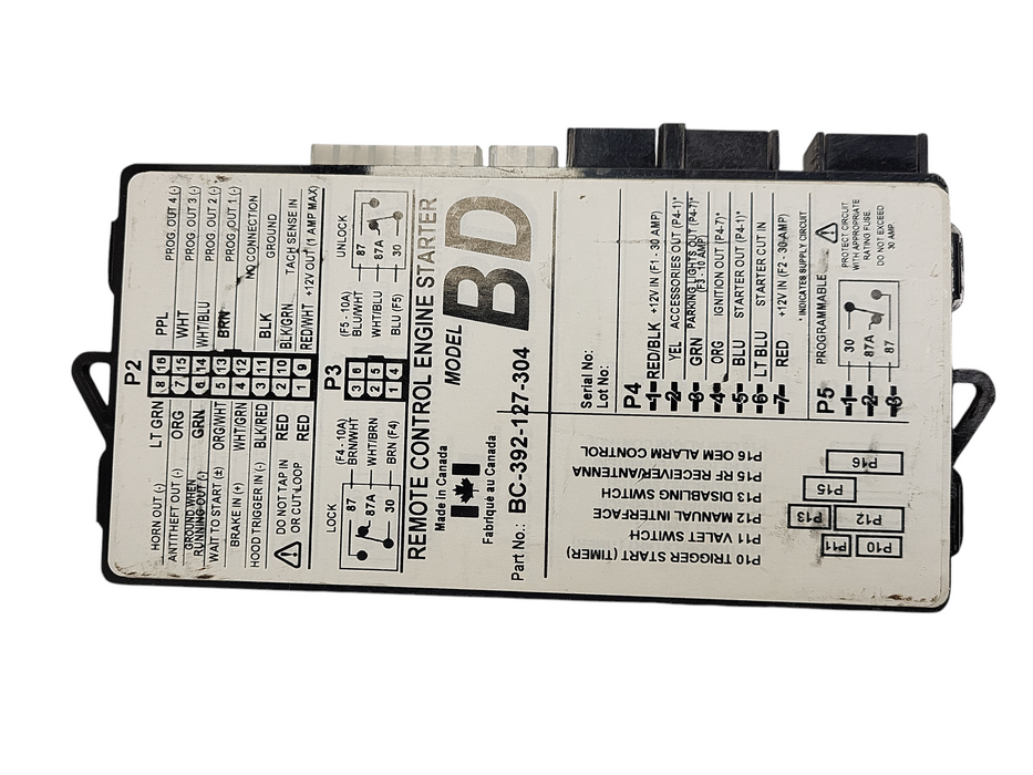 ASTROFLEX BD REPLACEMENT REMOTE START MODULE - ASTROFLEX SERIES BC-392-127-304 Q$