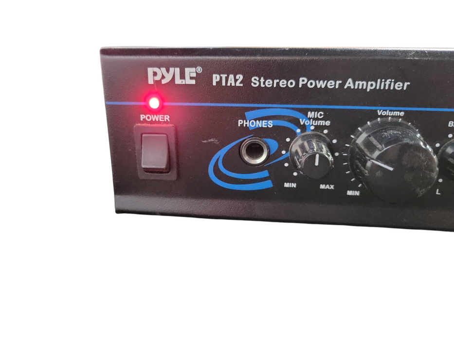 Pyle Pro PTA2 Power Amplifier 2-Channel 2x40W READ !