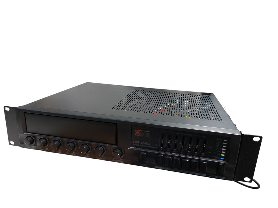 Quest Commercial Model: PR-240 Public Address Amplifier  =