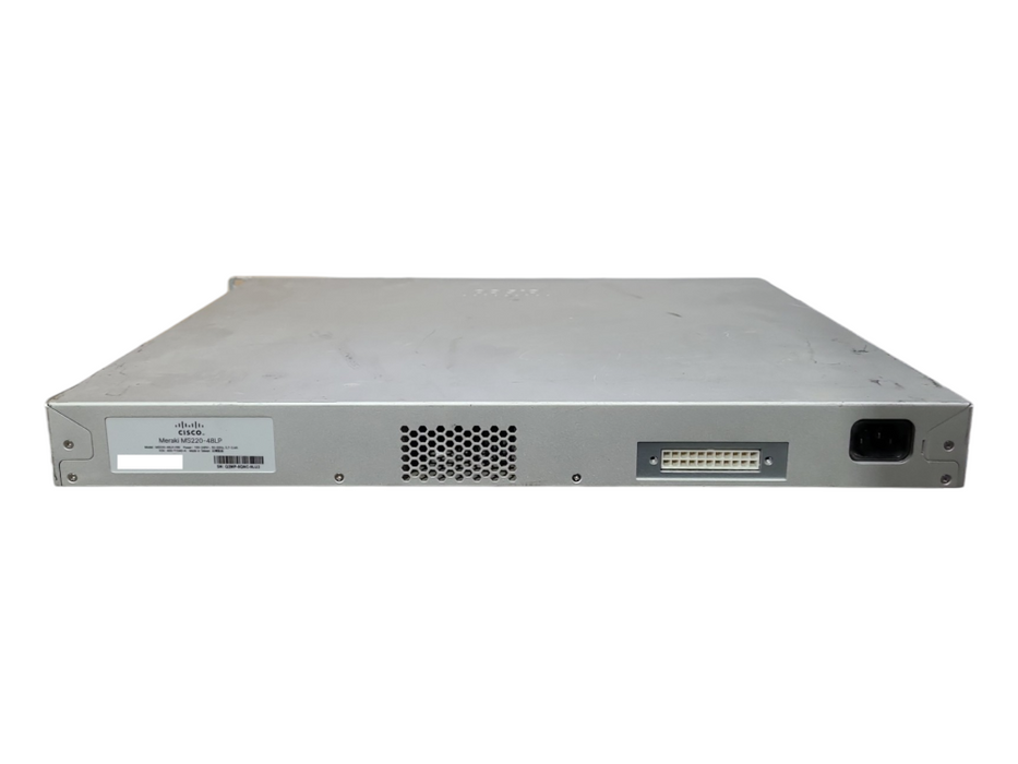 Cisco Meraki MS220-48LP-HW 48 Ports Rack Mount Gigabit Switch, UNCLAIMED
