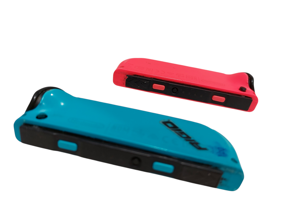 2 Nintendo Switch Neon Joycons ( Parts )  =