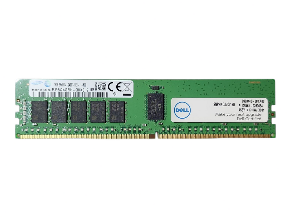 Samsung 16GB 2Rx8 PC4-2400T-RE1, DDR4, Server Memory Q