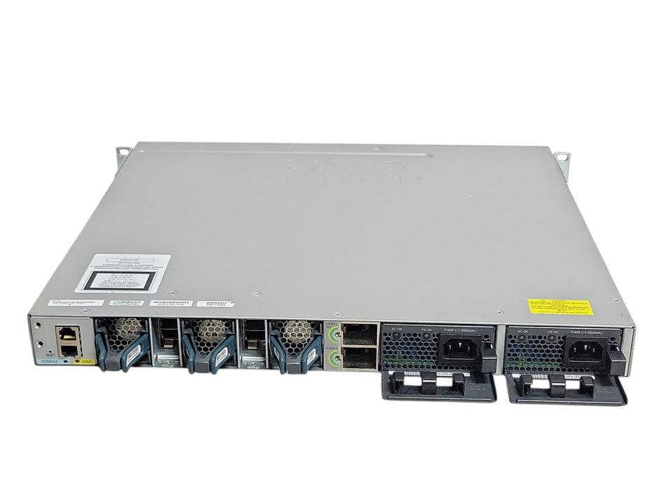 Cisco Catalyst WS-C3850-24T-S 24-Port Network Switch w/ C3850-NM-2-10G  _
