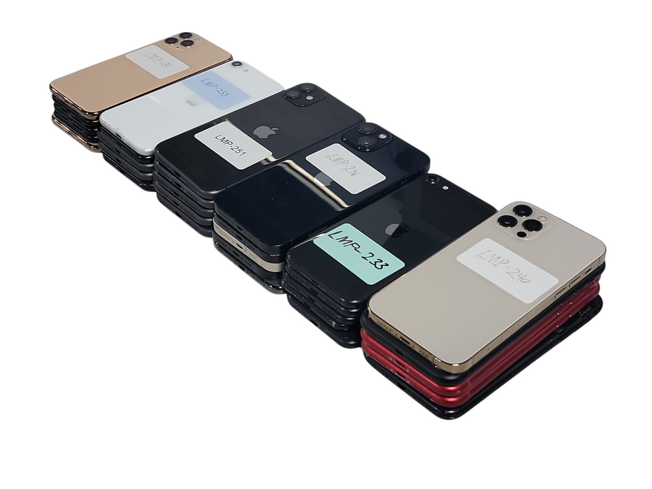 Lot of 30x Apple iPhone [SE2 to 13 | Locked | A/B Condition][LMP-10] (
