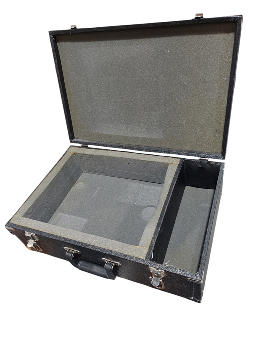 Black Hard Shelled Handled Case with Foam Insert , ( Empty )  =