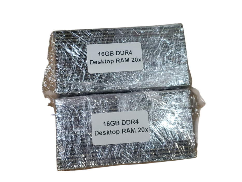Lot of 40x, Assorted 16GB DDR4 Desktop RAM