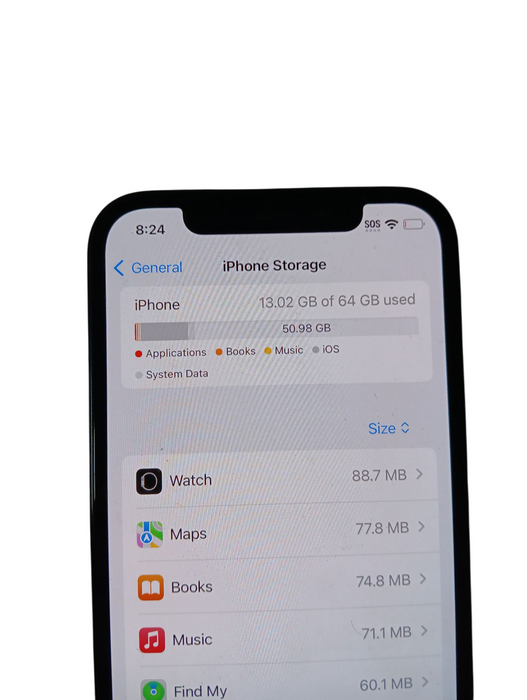 Apple iPhone 12 - 64GB - Black [A2402] Read