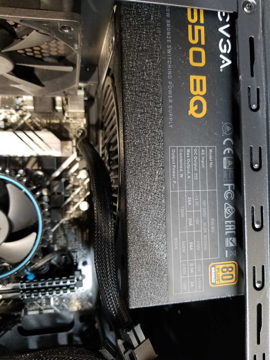 Custom Tower w/ Asus H610M-A 12th Gen i5-12400 16GB RAM No HDD 650W PSU
