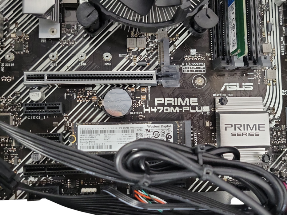 Custom/Asus Prime H470M-Plus Core I5-10500 3.10GHz, 8GB DDR4, 512GB NVME _