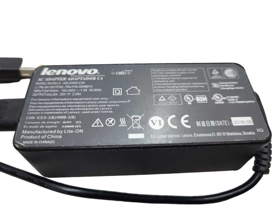 Lot 25x  LENOVO 45W 20V 2.25A Square TipLaptop Power adaptor &