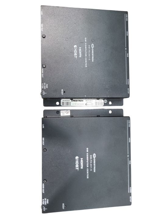 Lot 2x Crestron DM-TX-201-C DigitalMedia Computer Center Room Controller
