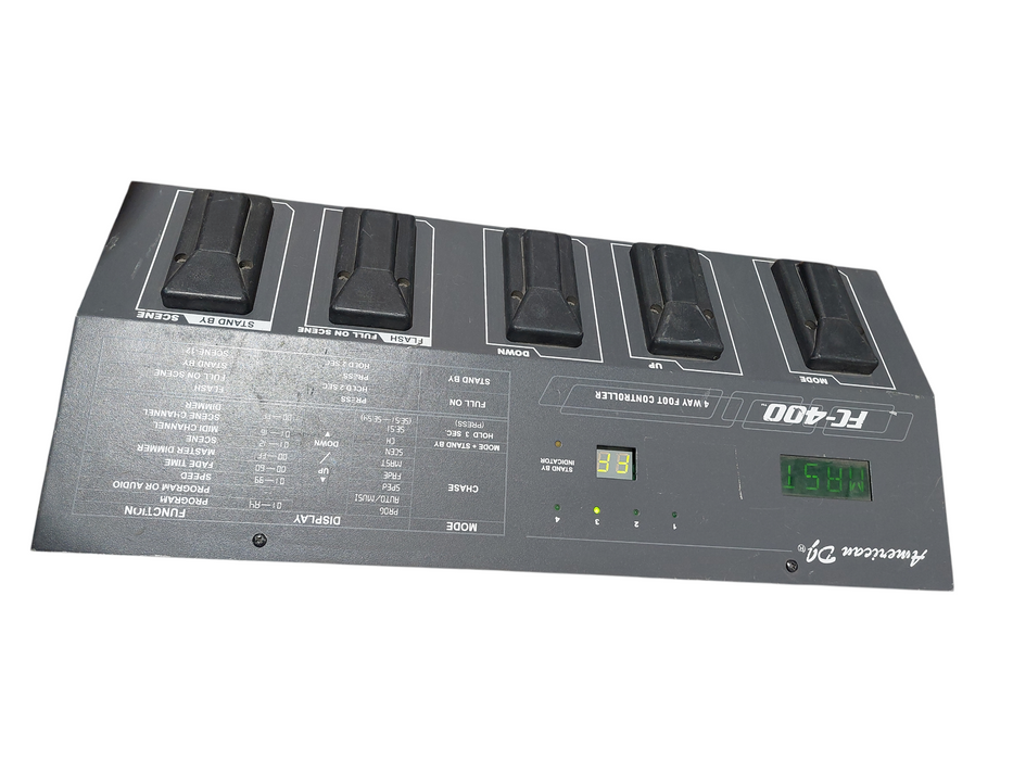 American DJ FC-400 4 Way Foot Controller for Lighting  =