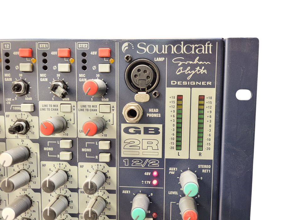 Soundcraft GB2R 12-channel Analog Mixer READ $