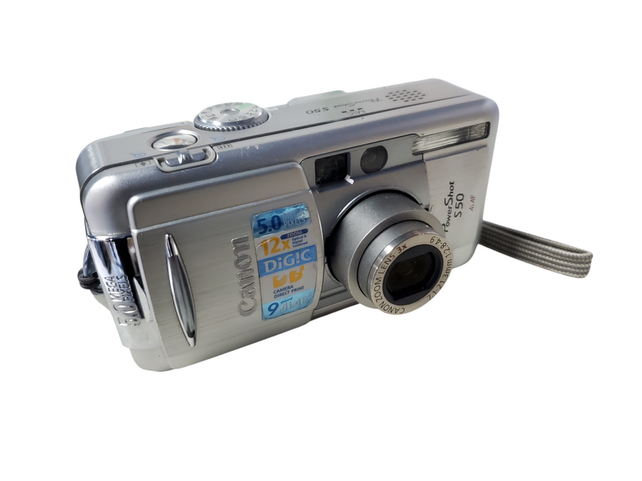 Canon PowerShot S50 5.0MP Digital Camera WITH BATTERY