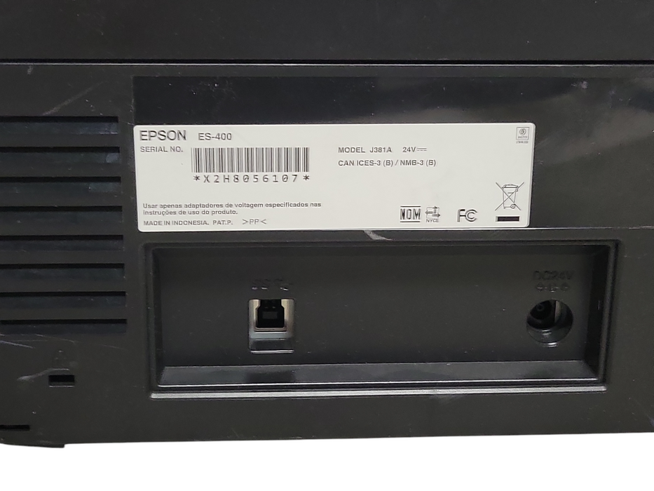 Epson WorkForce ES-400 Desktop Document Scanner, READ _