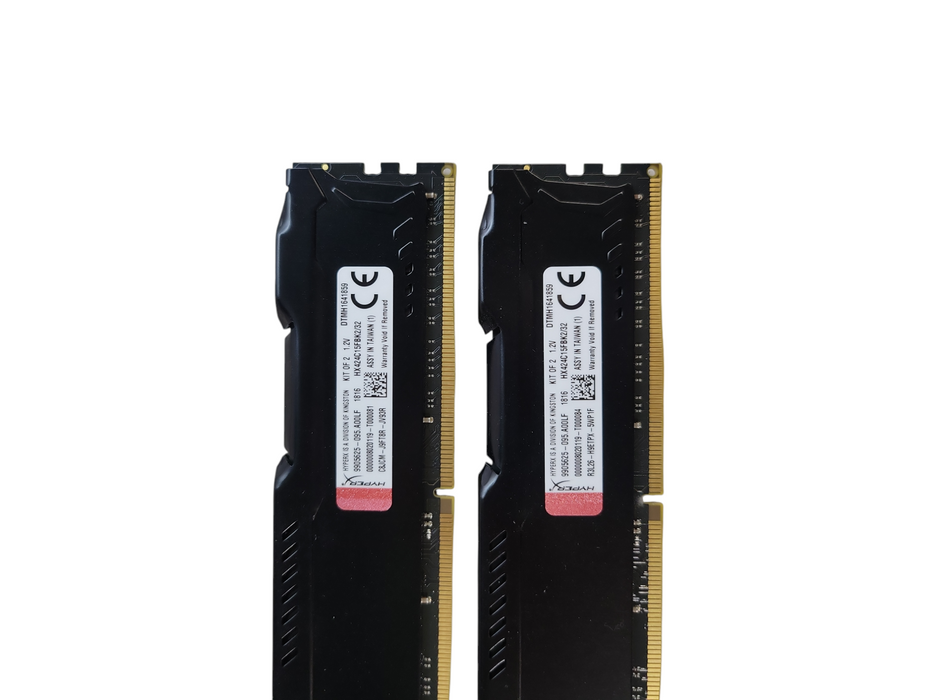 Lot of 2x 16GB KINGSTON HYPERX HX424C15FBK2/32 %