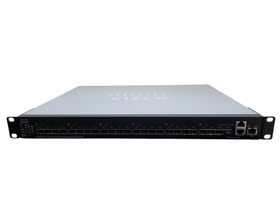 Cisco SG550XG-24F-K9 24 Port 10G SFP+ Stackable Managed Switch  !