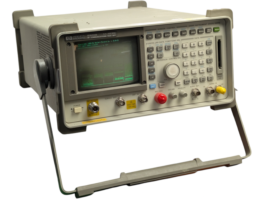 HEWLETT PACKARD HP 8920B RF Communications Test Set 0.4–1000 MHz -