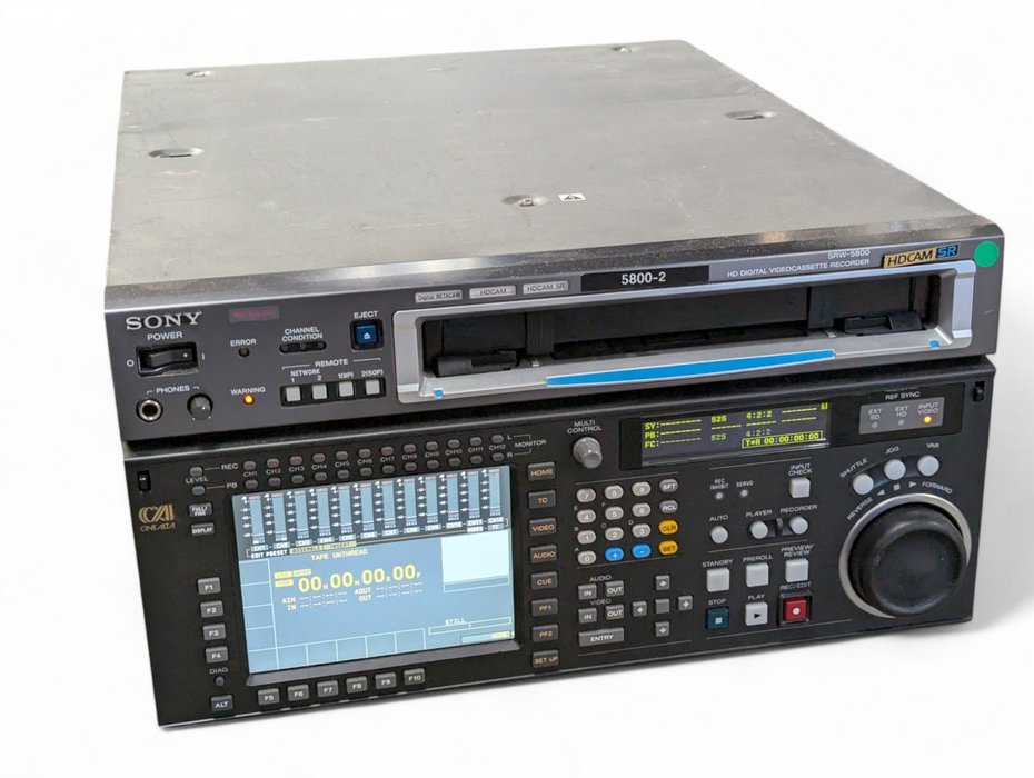 SONY SRW-5800 HD Digital VideoCasette Recorder HDCAM SR 12190  -