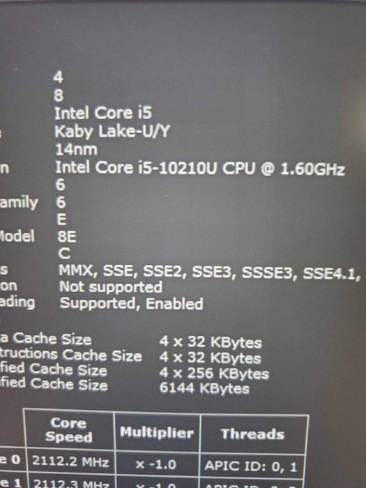 Dell Latitude 5410 | Intel Core i5-10210U @1.60GHz, 16GB DDR4, 256GB NVMe  Lap200