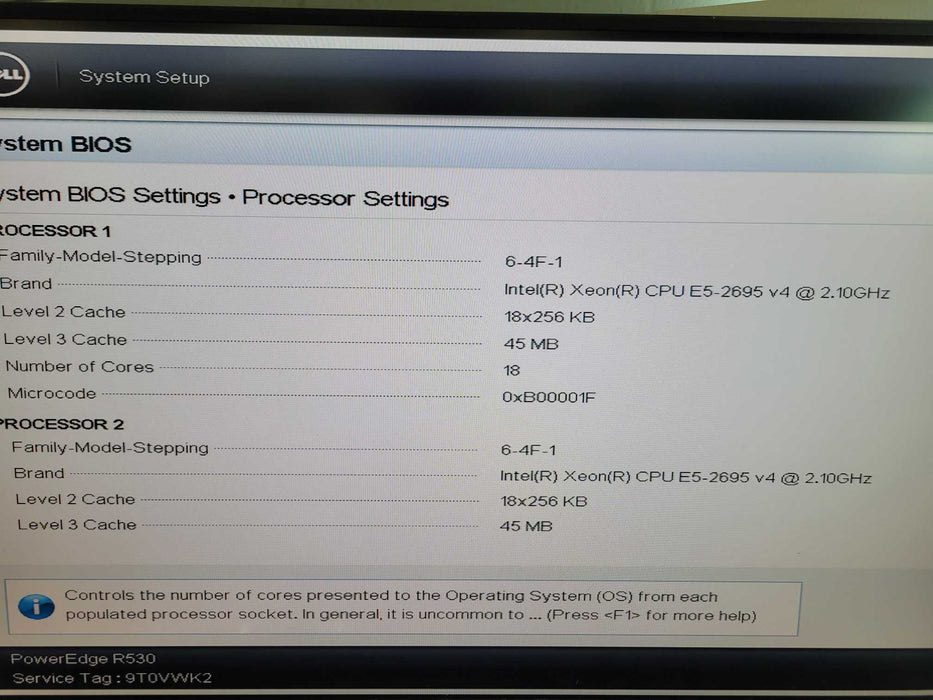 Dell PowerEdge R530 - 2x Xeon E5-2695 v4 32GB DDR4 PERC H330 Mini 2x1100W  %