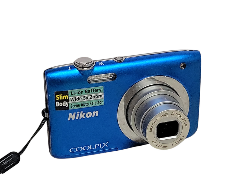 Nikon COOLPIX S2600 Digital Camera Battery 14.0MP 5X Zoom Blue _