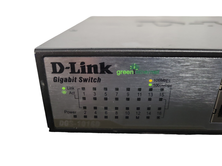 D-Link Gigabit Switch DGS-1016D 16-Port Gigabit Ethernet Unmanaged Switch !