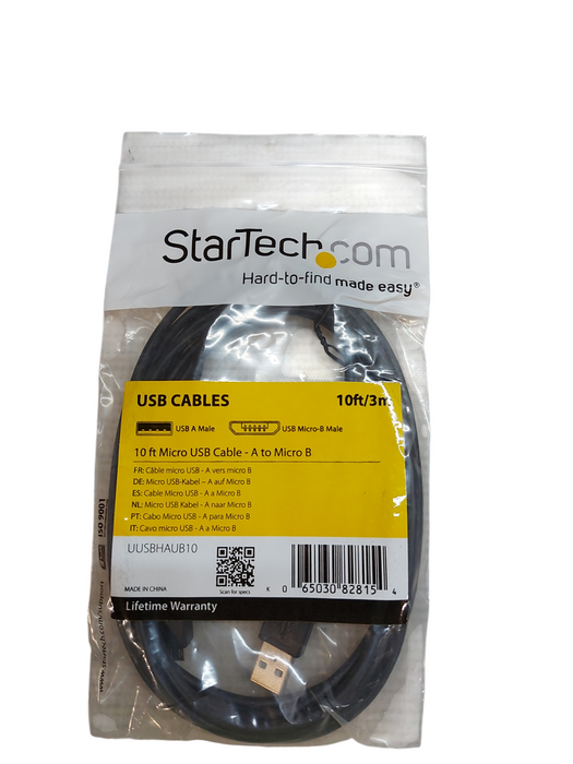 Lot 10x StarTech.com 10 ft Micro USB Cable - A to Micro B