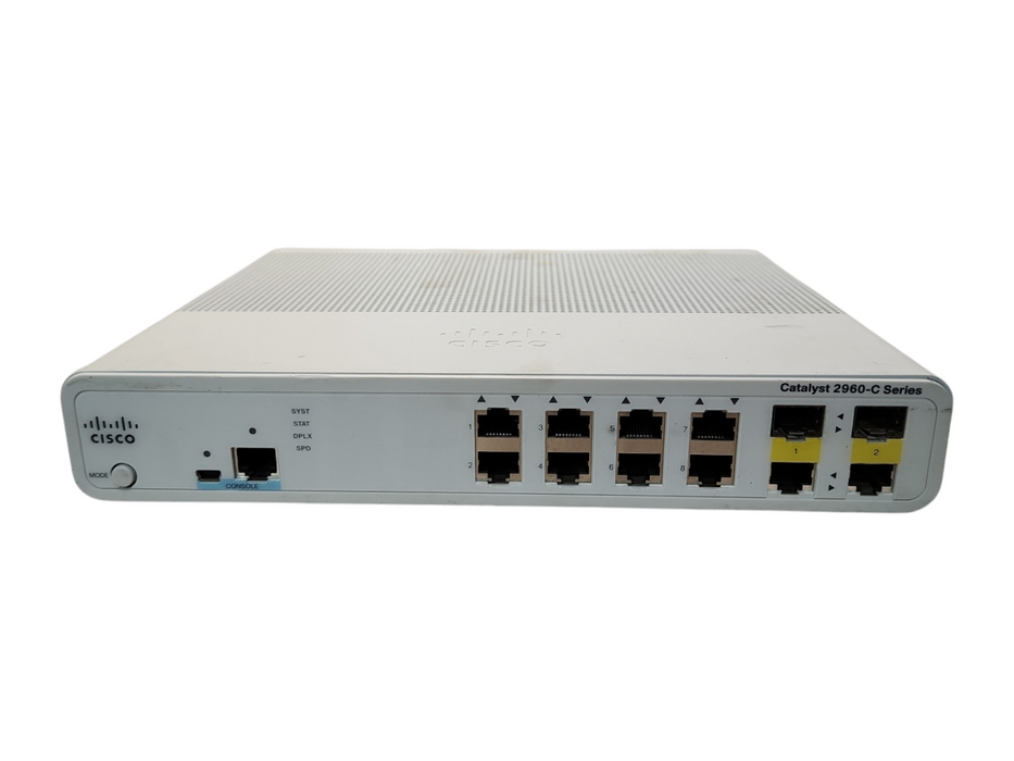 Cisco Catalyst WS-C2960C-8TC-L 8-Port PoE Switch !