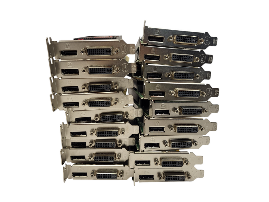Lot of 18x RADEON R5 340X 2GB PCI GRAPHICS CARD C870 LOW PROFILE $