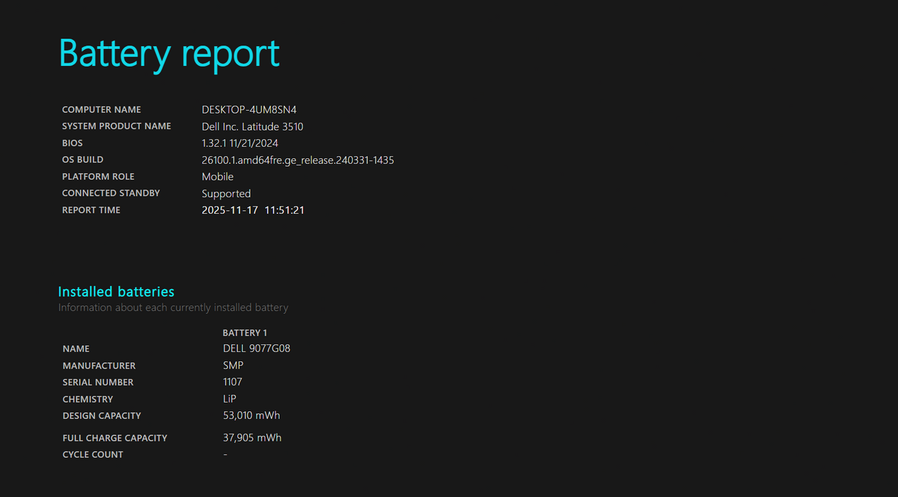 DELL Latitude 3510 , i5-10210U 1.60GHz, 16GB DDR4, 256GB NVMe, MX230  Lap200