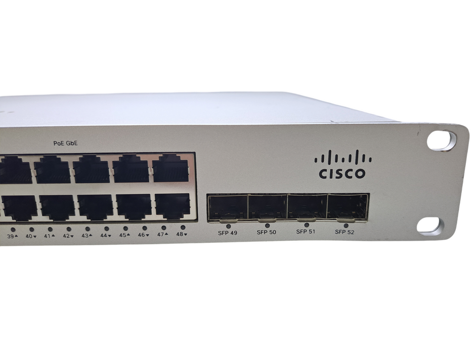 Cisco Meraki MS220-48FP | 48-Port Gigabit PoE Cloud-Managed Switch |UNCLAIMED