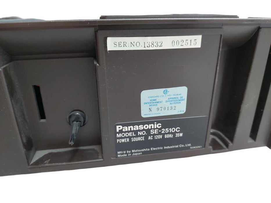 Panasonic LED Active Tuning / PLL Multiplex Circuit Model: SE-2510C  =