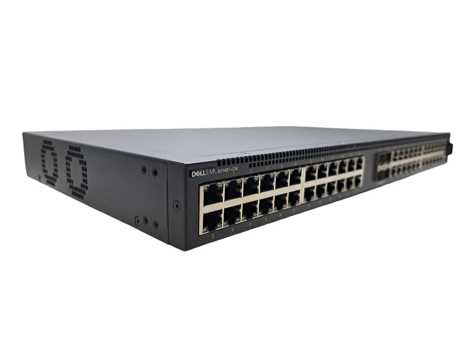 Dell PowerSwitch N1148P-ON | 48 Port Gigabit PoE Ethernet Switch | 4x SFP+