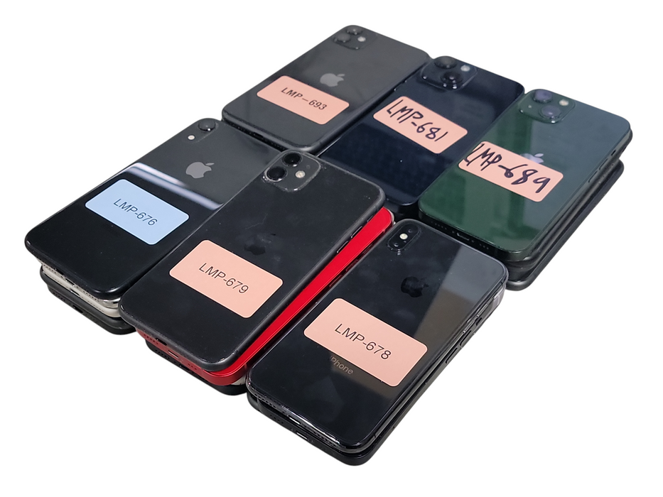 Lot of 30x Apple iPhone's [X to 16 | B Condition][LMP-19] (
