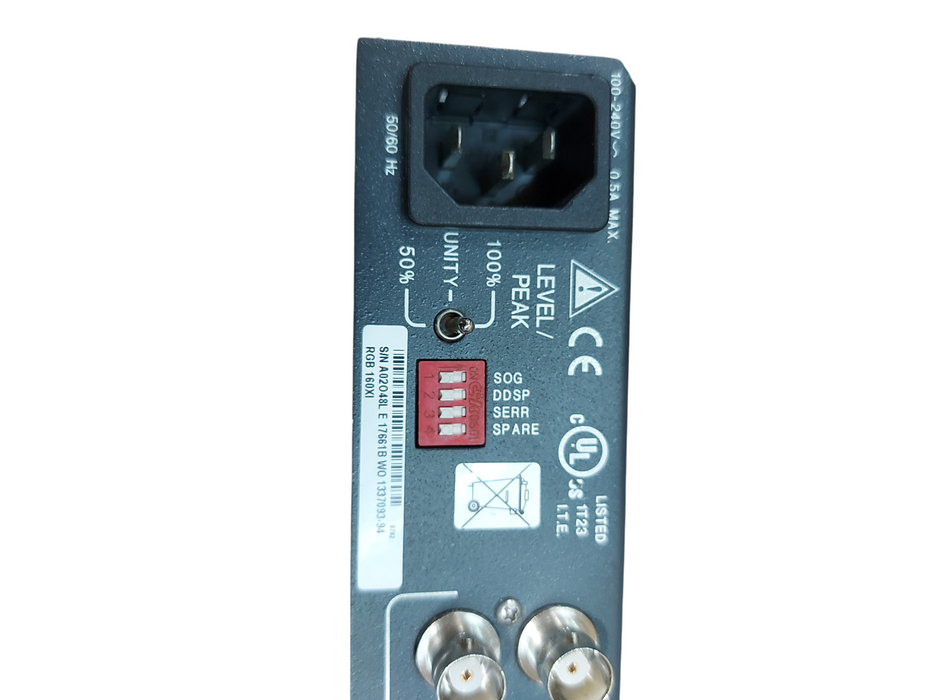Extron RGB 160xi Video and Audio Interface Powers on tested