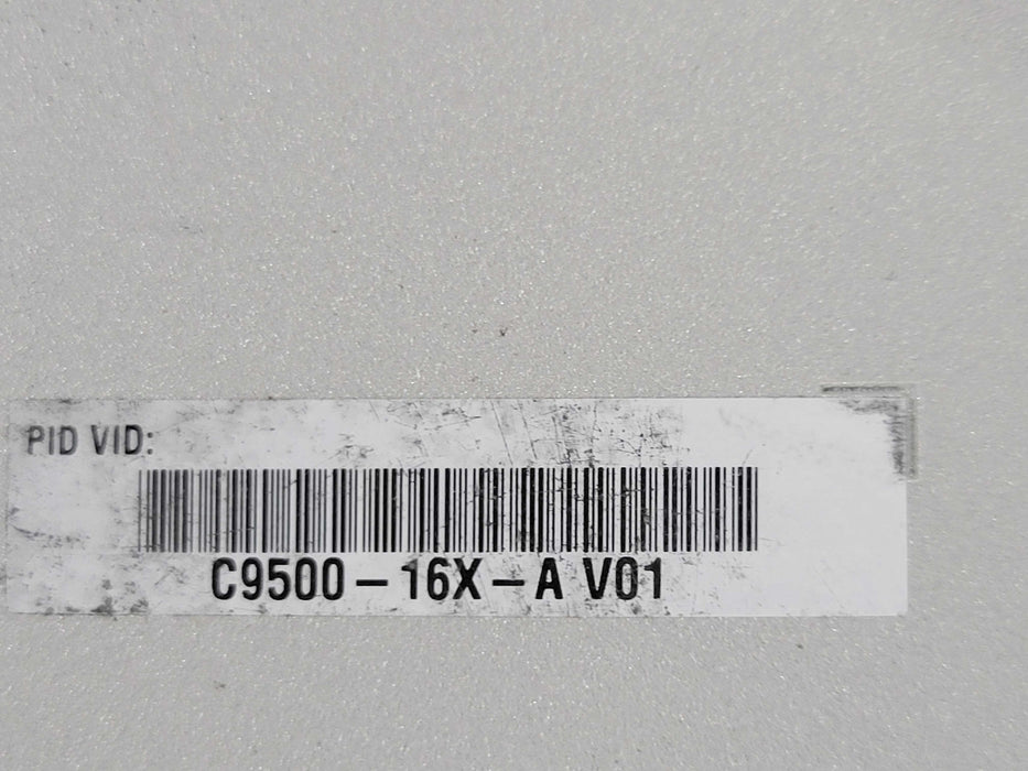 Cisco C9500-16X-A V01 16-Port 10G SFP Switch 1x PWR-C4-950WAC-R, READ _